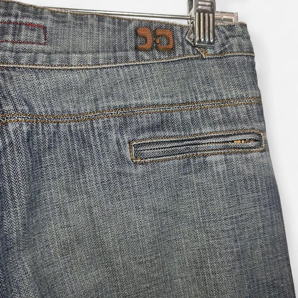Joe’s Jeans Vintage Y2K Pinstripe Low Rise Straight Leg Jeans Size 28 - Picture 7 of 7